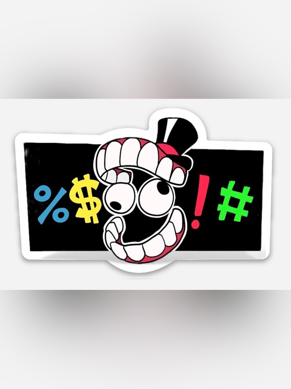 Set of 3 Amazing Digital Circus Vinyl Die Cut Stickers